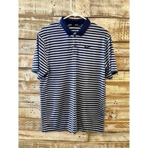 Nike Golf Dri Fit short blue‎ sleeved mens medium polo shirt